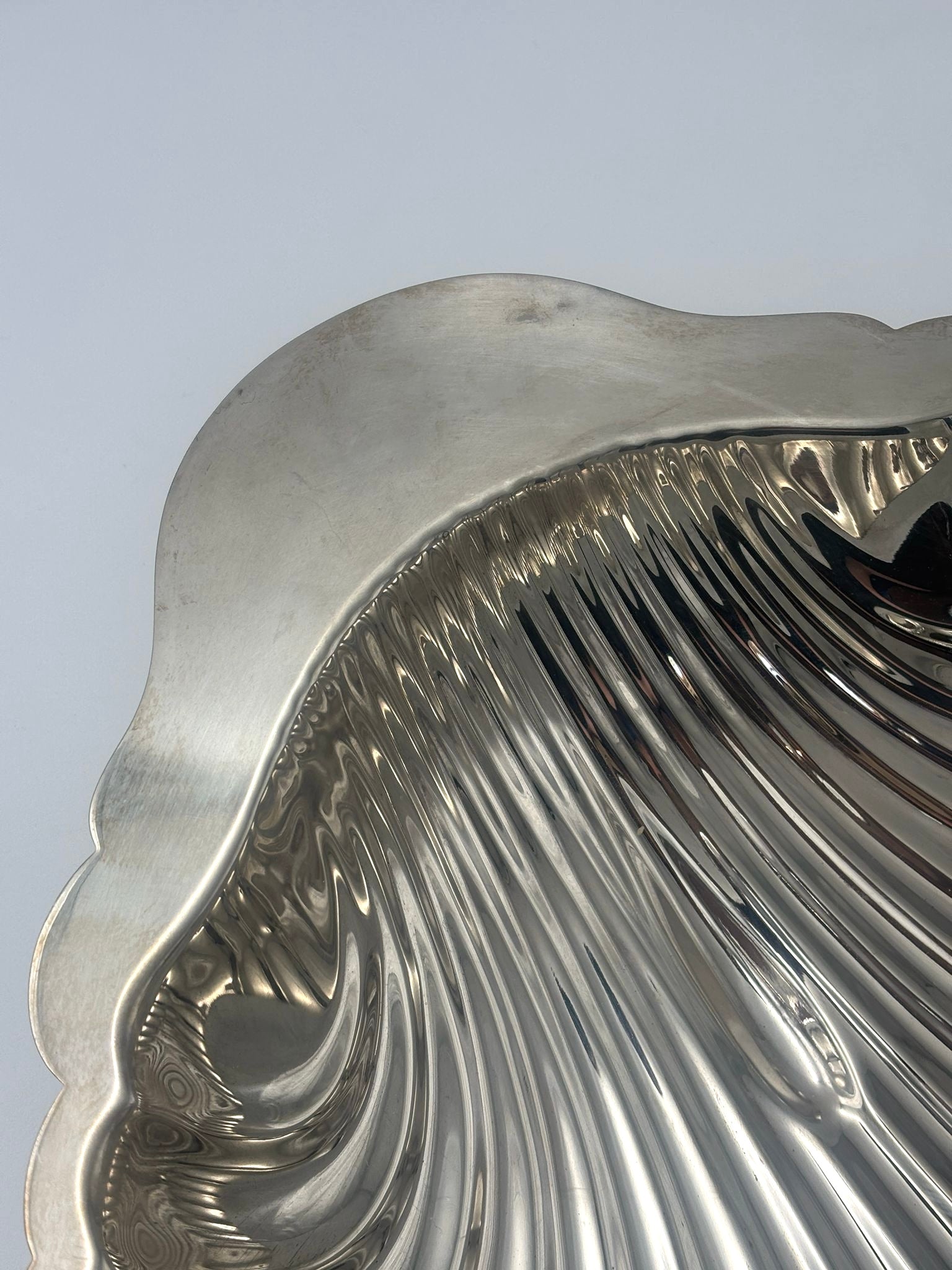 Clam Shell Dish silverplated
