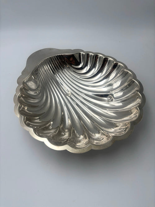 Clam Shell Dish silverplated